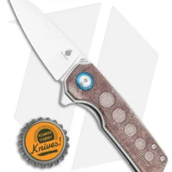 Kizer Lieb Liner Lock Knife Brown Micarta (2.32" Stonewash) V2541N3 5 Kizer Lieb Liner Lock Knife Brown Micarta (2.32" Stonewash) V2541N3 -Blade HQ Store Kizer Lieb Liner Lock Knife Brown G 10 2.32in SW V2541N3 BHQ 106929 LS Bottlecap