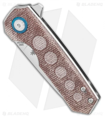 Kizer Lieb Liner Lock Knife Brown Micarta (2.32" Stonewash) V2541N3 Kizer Lieb Liner Lock Knife Brown Micarta (2.32" Stonewash) V2541N3 -Blade HQ Store Kizer Lieb Liner Lock Knife Brown G 10 2.32in SW V2541N3 BHQ 106929 LS Spine