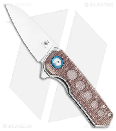 Kizer Lieb Liner Lock Knife Brown Micarta (2.32" Stonewash) V2541N3 Kizer Lieb Liner Lock Knife Brown Micarta (2.32" Stonewash) V2541N3 -Blade HQ Store Kizer Lieb Liner Lock Knife Brown G 10 2.32in SW V2541N3 BHQ 106929 LS