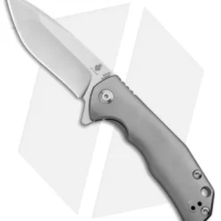 Kizer Ning Shoal Knife Gray Ti (3" Stonewash) Ki3469S1