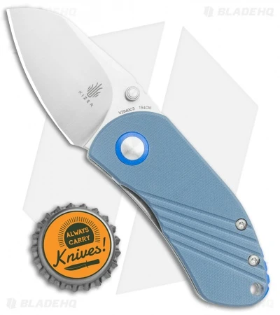 Kizer Lundquist Contrail Liner Lock Knife Blue G-10 (2" Satin) V2540C3 Kizer Lundquist Contrail Liner Lock Knife Blue G-10 (2" Satin) V2540C3 -Blade HQ Store Kizer Lindquist Contrail Liner Lock Knife Blue G 10 2.125in Satin V2540C3 BHQ 107557 LS Bottlecap