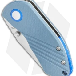 Kizer Lundquist Contrail Liner Lock Knife Blue G-10 (2" Satin) V2540C3 3 Kizer Lundquist Contrail Liner Lock Knife Blue G-10 (2" Satin) V2540C3 -Blade HQ Store Kizer Lindquist Contrail Liner Lock Knife Blue G 10 2.125in Satin V2540C3 BHQ 107557 LS Spine