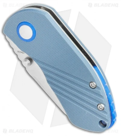 Kizer Lundquist Contrail Liner Lock Knife Blue G-10 (2" Satin) V2540C3 Kizer Lundquist Contrail Liner Lock Knife Blue G-10 (2" Satin) V2540C3 -Blade HQ Store Kizer Lindquist Contrail Liner Lock Knife Blue G 10 2.125in Satin V2540C3 BHQ 107557 LS Spine