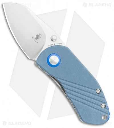 Kizer Lundquist Contrail Liner Lock Knife Blue G-10 (2" Satin) V2540C3 Kizer Lundquist Contrail Liner Lock Knife Blue G-10 (2" Satin) V2540C3 -Blade HQ Store Kizer Lindquist Contrail Liner Lock Knife Blue G 10 2.125in Satin V2540C3 BHQ 107557 LS