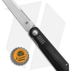 Kizer Lundquist De L'Orme Liner Lock Knife Black G-10 (2.9" SW) KI3570A1 -Blade HQ Store Kizer Lundquist De LOrme LL Black G 10 SW Ki3570A1 BHQ 121131 jr bottlecap