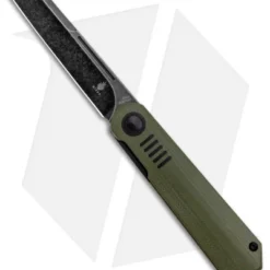 Kizer Lundquist De L'Orme Liner Lock Knife Green G-10 (2.9" Black SW)