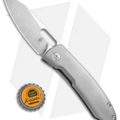 Kizer Lundquist Wanderer Frame Lock Knife Ti (3.3" Stonewash) Ki4500 -Blade HQ Store Kizer Lundquist Wanderer Ki4500 BHQ 52407 jr bottlecap