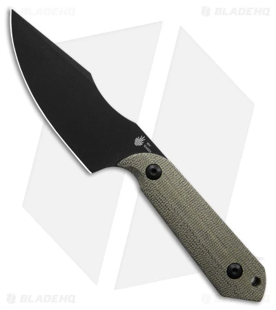 Kizer Maverick Customs Harpoon Fixed Blade Knife Green Micarta (3.75" Black) 10V Kizer Maverick Customs Harpoon Fixed Blade Knife Green Micarta (3.75" Black) 10V -Blade HQ Store Kizer Maverick Customs Harpoon FBK Green Micarta 3in Black BHQ 180913 td