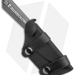 Kizer Maverick Customs Harpoon Fixed Blade Knife Micarta (3.94" Stonewash) 1040 -Blade HQ Store Kizer Maverick Customs Harpoon Fixed Blade Micarta Black 1040 BHQ 106946 jr sheath