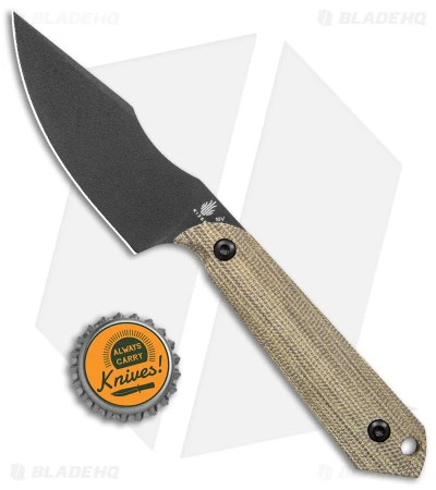 Kizer Maverick Customs Harpoon Mini 10V Fixed Blade Green Micarta (3" Black) Kizer Maverick Customs Harpoon Mini 10V Fixed Blade Green Micarta (3" Black) -Blade HQ Store Kizer Maverick Customs Harpoon Mini Fixed Blade Green Micarta Black BHQ 156460 jr bottlecap