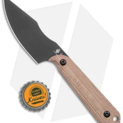 Kizer Maverick Customs Harpoon Mini 10V Fixed Blade Knife Micarta (3" Black) 5 Kizer Maverick Customs Harpoon Mini 10V Fixed Blade Knife Micarta (3" Black) -Blade HQ Store Kizer Maverick Customs Harpoon Mini Fixed Blade Natural Micarta Black BHQ 117261 jr bottlecap