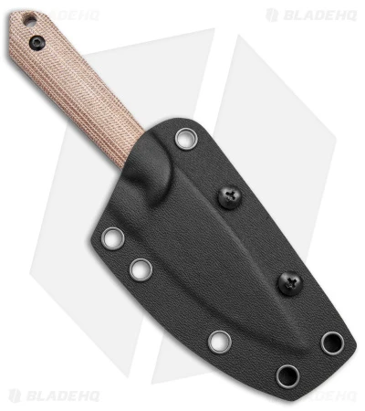 Kizer Maverick Customs Harpoon Mini 10V Fixed Blade Knife Micarta (3" Black) Kizer Maverick Customs Harpoon Mini 10V Fixed Blade Knife Micarta (3" Black) -Blade HQ Store Kizer Maverick Customs Harpoon Mini Fixed Blade Natural Micarta Black BHQ 117261 jr sheath