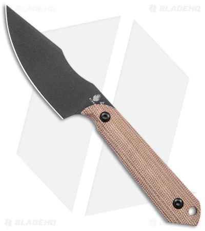 Kizer Maverick Customs Harpoon Mini 10V Fixed Blade Knife Micarta (3" Black) Kizer Maverick Customs Harpoon Mini 10V Fixed Blade Knife Micarta (3" Black) -Blade HQ Store Kizer Maverick Customs Harpoon Mini Fixed Blade Natural Micarta Black BHQ 117261 jr