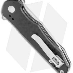 Kizer Mikkel Willumsen Barbosa Liner Lock Knife Black G-10 (3" Satin) V3487N1 -Blade HQ Store Kizer Mikkel Willumsen Barbosa LL Black G 10 Satin V3487N1 BHQ 52448 jr side