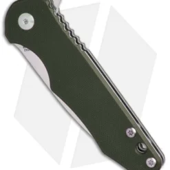 Kizer Mikkel Willumsen Barbosa Liner Lock Knife OD Green G10 (3" Satin) V3487N2 3 Kizer Mikkel Willumsen Barbosa Liner Lock Knife OD Green G10 (3" Satin) V3487N2 -Blade HQ Store Kizer Mikkel Willumsen Barbosa OD Green G 10 BHQ 52449 er spine