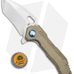 Kizer Mini Paragon Liner Lock Knife Green Micarta (3" Stonewash) V4600C1 6 Kizer Mini Paragon Liner Lock Knife Green Micarta (3" Stonewash) V4600C1 -Blade HQ Store Kizer Mini Paragon LL Green Micarta Satin BHQ 169683 jr bottlecap