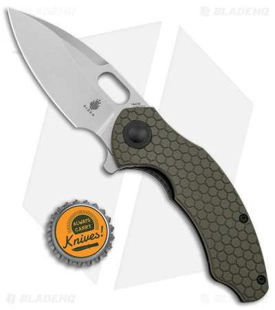 Kizer Mini Roach Liner Lock Olive Green G-10 (3" SW) V3477C1 Kizer Mini Roach Liner Lock Olive Green G-10 (3" SW) V3477C1 -Blade HQ Store Kizer Mini Roach Degnan Olive Green G 10 SW BHQ 144095 jr bottlecap
