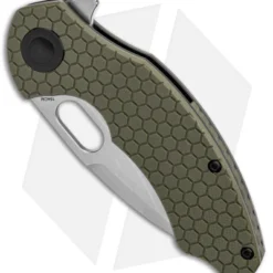 Kizer Mini Roach Liner Lock Olive Green G-10 (3" SW) V3477C1 3 Kizer Mini Roach Liner Lock Olive Green G-10 (3" SW) V3477C1 -Blade HQ Store Kizer Mini Roach Degnan Olive Green G 10 SW BHQ 144095 jr spine
