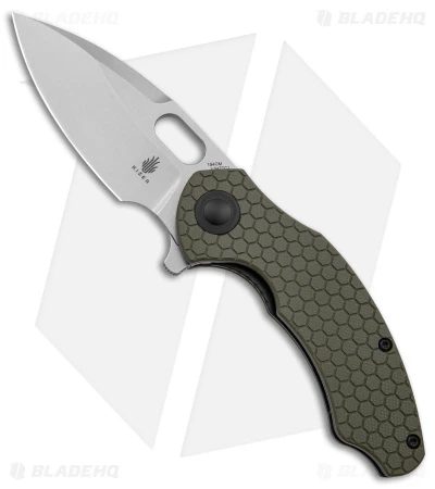 Kizer Mini Roach Liner Lock Olive Green G-10 (3" SW) V3477C1 Kizer Mini Roach Liner Lock Olive Green G-10 (3" SW) V3477C1 -Blade HQ Store Kizer Mini Roach Degnan Olive Green G 10 SW BHQ 144095 jr