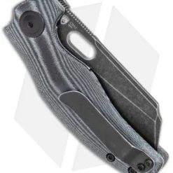 Kizer Mini Sheepdog C01C Liner Lock Black Linen Micarta (2.6" Black SW) V3488C5 4 Kizer Mini Sheepdog C01C Liner Lock Black Linen Micarta (2.6" Black SW) V3488C5 -Blade HQ Store Kizer Mini Sheepdog C01C FL Black Micarta Black BHQ 121153 jr side