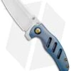 Kizer Mini Sheepdog C01C Frame Lock Flipper Knife Blue Titanium (2.6" Satin) -Blade HQ Store Kizer Mini Sheepdog C01C FL Blue Ti Satin Ki3488A2 BHQ 93980 jr