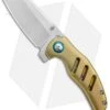 Kizer Mini Sheepdog C01C Frame Lock Flipper Knife Gold Titanium (2.6" Satin) 1 Kizer Mini Sheepdog C01C Frame Lock Flipper Knife Gold Titanium (2.6" Satin) -Blade HQ Store Kizer Mini Sheepdog C01C FL Gold Ti Satin Ki3488A3 BHQ 93981 jr 1
