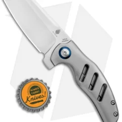 Kizer Mini Sheepdog C01C Frame Lock Flipper Knife Titanium (2.6" Satin) -Blade HQ Store Kizer Mini Sheepdog C01C FL Ti Satin Ki3488A1 BHQ 93979 jr bottlecap