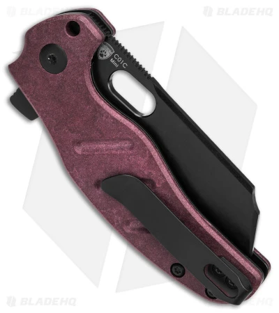 Kizer Mini Sheepdog C01C Flipper Knife Red Richlite (2.6" Black 4V) V3488A5 Kizer Mini Sheepdog C01C Flipper Knife Red Richlite (2.6" Black 4V) V3488A5 -Blade HQ Store Kizer Mini Sheepdog C01C Flipper Knife Red Richlite 2in Black 4V BHQ 169621 td side