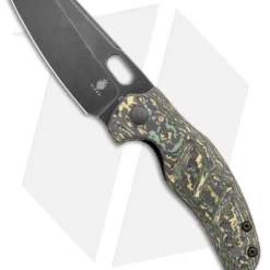 Kizer Mini Sheepdog C01C Liner Lock Black/Yellow FatCarbon (2.6" Black 20CV)