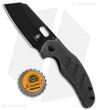 Kizer Mini Sheepdog C01C Liner Lock Black Canvas Micarta (2.6" Black 10V) Kizer Mini Sheepdog C01C Liner Lock Black Canvas Micarta (2.6" Black 10V) -Blade HQ Store Kizer Mini Sheepdog C01C Liner Lock Black Canvas Micarta 2in 6cm Black BHQ 138627 td size