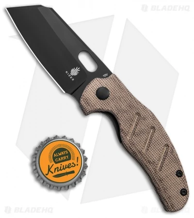 Kizer Mini Sheepdog C01C Liner Lock Natural Canvas Micarta (2.6" Black 10V) Kizer Mini Sheepdog C01C Liner Lock Natural Canvas Micarta (2.6" Black 10V) -Blade HQ Store Kizer Mini Sheepdog C01C Liner Lock Natural Canvas Micarta 2in 6cm Black BHQ 138630 td size