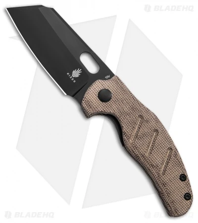 Kizer Mini Sheepdog C01C Liner Lock Natural Canvas Micarta (2.6" Black 10V) Kizer Mini Sheepdog C01C Liner Lock Natural Canvas Micarta (2.6" Black 10V) -Blade HQ Store Kizer Mini Sheepdog C01C Liner Lock Natural Canvas Micarta 2in 6cm Black BHQ 138630 td