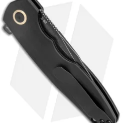 Kizer Nalu Boersma Z-82 Tanto Frame Lock Knife Black G-10 (3.5" Black SW) -Blade HQ Store Kizer Nalu Boersma Z 82 FL Black G 10 Black SW BHQ 134895 jr side