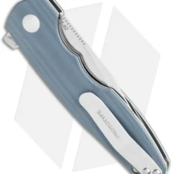 Kizer Nalu Boersma Z-82 Tanto Frame Lock Knife Gray G-10 (3.5" Satin) V4568 -Blade HQ Store Kizer Nalu Boersma Z 82 FL Gray G 10 Satin BHQ 121121 jr side