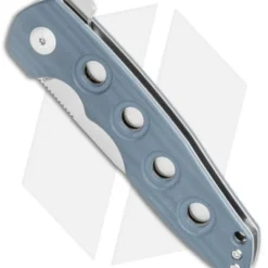 Kizer Nalu Boersma Z-82 Tanto Frame Lock Knife Gray G-10 (3.5" Satin) V4568 -Blade HQ Store Kizer Nalu Boersma Z 82 FL Gray G 10 Satin BHQ 121121 jr spine