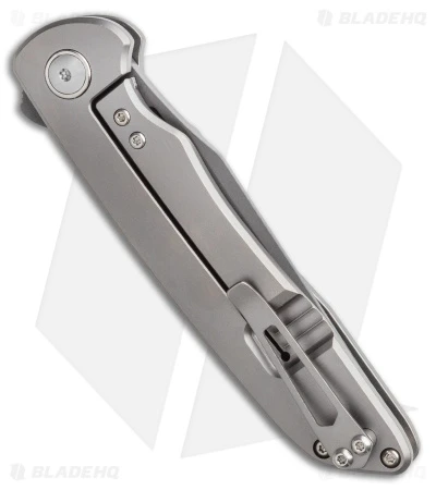 Kizer Nick Swan Matanzas Frame Lock Knife Ti/Micarta Drop Point (3.5" Gray) Kizer Nick Swan Matanzas Frame Lock Knife Ti/Micarta Drop Point (3.5" Gray) -Blade HQ Store Kizer Nick Swan Matanzas Frame Lock Knife Ti Micarta Ki4510A3 BHQ 114295 LS Side