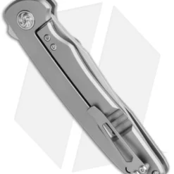 Kizer Nick Swan Matanzas Frame Lock Knife Ti/Micarta Tanto (3.5" Stonewash) 4 Kizer Nick Swan Matanzas Frame Lock Knife Ti/Micarta Tanto (3.5" Stonewash) -Blade HQ Store Kizer Nick Swan Matanzas Recurve FL Ti Micarta Ki4510A4 BHQ 114294 jr side