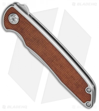 Kizer Nick Swan Matanzas Frame Lock Knife Ti/Micarta Tanto (3.5" Stonewash) Kizer Nick Swan Matanzas Frame Lock Knife Ti/Micarta Tanto (3.5" Stonewash) -Blade HQ Store Kizer Nick Swan Matanzas Recurve FL Ti Micarta Ki4510A4 BHQ 114294 jr spine