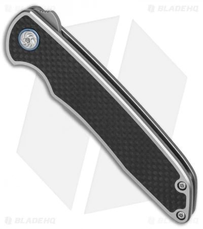 Kizer Nick Swan Matanzas Recurve Frame Lock Knife Ti/CF (3.4" BB) Ki4510A2 Kizer Nick Swan Matanzas Recurve Frame Lock Knife Ti/CF (3.4" BB) Ki4510A2 -Blade HQ Store Kizer Nick Swan Matanzas Recurve Ti CF SW BHQ 72109 er spine