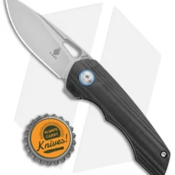 Kizer Nick Swan Microlith Liner Lock Flipper Knife CF (2.4" Bead Blast) 5 Kizer Nick Swan Microlith Liner Lock Flipper Knife CF (2.4" Bead Blast) -Blade HQ Store Kizer Nick Swan Microlith LL CF BB Ki2533A2 BHQ 95479 jr bottlecap