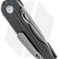 Kizer Nick Swan Microlith Liner Lock Flipper Knife CF (2.4" Bead Blast) 4 Kizer Nick Swan Microlith Liner Lock Flipper Knife CF (2.4" Bead Blast) -Blade HQ Store Kizer Nick Swan Microlith LL CF BB Ki2533A2 BHQ 95479 jr side