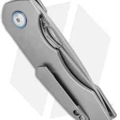 Kizer Nick Swan Microlith Liner Lock Flipper Knife Titanium (2.4" Bead Blast) 4 Kizer Nick Swan Microlith Liner Lock Flipper Knife Titanium (2.4" Bead Blast) -Blade HQ Store Kizer Nick Swan Microlith LL Ti BB Ki2533A1 BHQ 99552 jr side