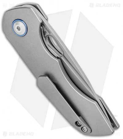 Kizer Nick Swan Microlith Liner Lock Flipper Knife Titanium (2.4" Bead Blast) Kizer Nick Swan Microlith Liner Lock Flipper Knife Titanium (2.4" Bead Blast) -Blade HQ Store Kizer Nick Swan Microlith LL Ti BB Ki2533A1 BHQ 99552 jr side