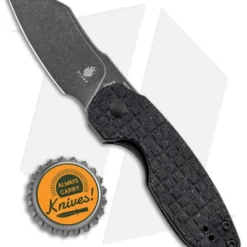 Kizer October Mini Liner Lock Knife Black Micarta (2.5" Black Stonewash) V2569C2 6 Kizer October Mini Liner Lock Knife Black Micarta (2.5" Black Stonewash) V2569C2 -Blade HQ Store Kizer October Mini D.O.C.K. Black Micarta Black SW BHQ 144091 jr bottlecap