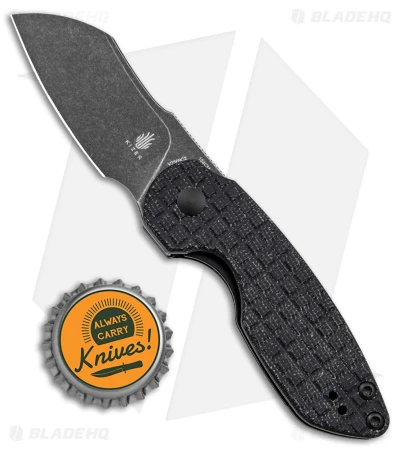 Kizer October Mini Liner Lock Knife Black Micarta (2.5" Black Stonewash) V2569C2 Kizer October Mini Liner Lock Knife Black Micarta (2.5" Black Stonewash) V2569C2 -Blade HQ Store Kizer October Mini D.O.C.K. Black Micarta Black SW BHQ 144091 jr bottlecap