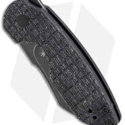 Kizer October Mini Liner Lock Knife Black Micarta (2.5" Black Stonewash) V2569C2 3 Kizer October Mini Liner Lock Knife Black Micarta (2.5" Black Stonewash) V2569C2 -Blade HQ Store Kizer October Mini D.O.C.K. Black Micarta Black SW BHQ 144091 jr spine