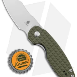 Kizer October Mini Liner Lock Knife Green G-10 (2.5" Stonewash) V2569C1 6 Kizer October Mini Liner Lock Knife Green G-10 (2.5" Stonewash) V2569C1 -Blade HQ Store Kizer October Mini D.O.C.K. Green G 10 SW BHQ 144085 jr bottlecap