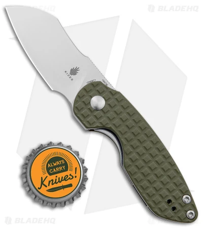 Kizer October Mini Liner Lock Knife Green G-10 (2.5" Stonewash) V2569C1 Kizer October Mini Liner Lock Knife Green G-10 (2.5" Stonewash) V2569C1 -Blade HQ Store Kizer October Mini D.O.C.K. Green G 10 SW BHQ 144085 jr bottlecap