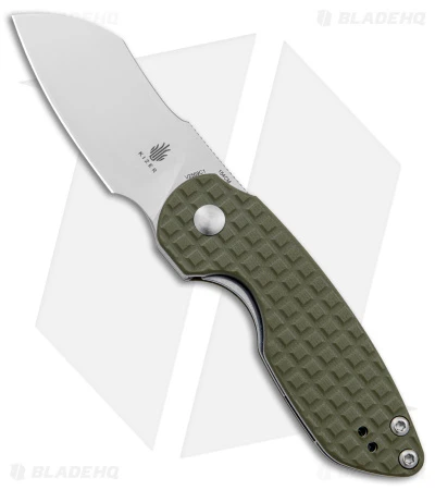 Kizer October Mini Liner Lock Knife Green G-10 (2.5" Stonewash) V2569C1 Kizer October Mini Liner Lock Knife Green G-10 (2.5" Stonewash) V2569C1 -Blade HQ Store Kizer October Mini D.O.C.K. Green G 10 SW BHQ 144085 jr