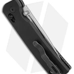 Kizer Pinkerton Escort Bar Lock Knife Black Aluminum (3.5" Stonewash 20CV) -Blade HQ Store Kizer Pinkerton Escort Aluminum BHQ 174683 jr side